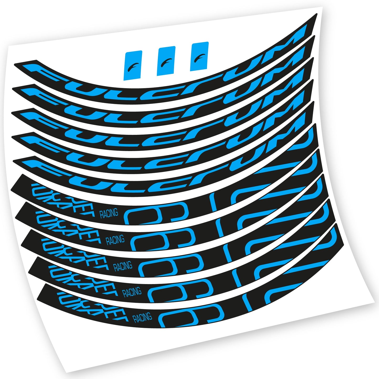 Stickers Fulcrum Racing 6 compatibles Autocollants roues VTT