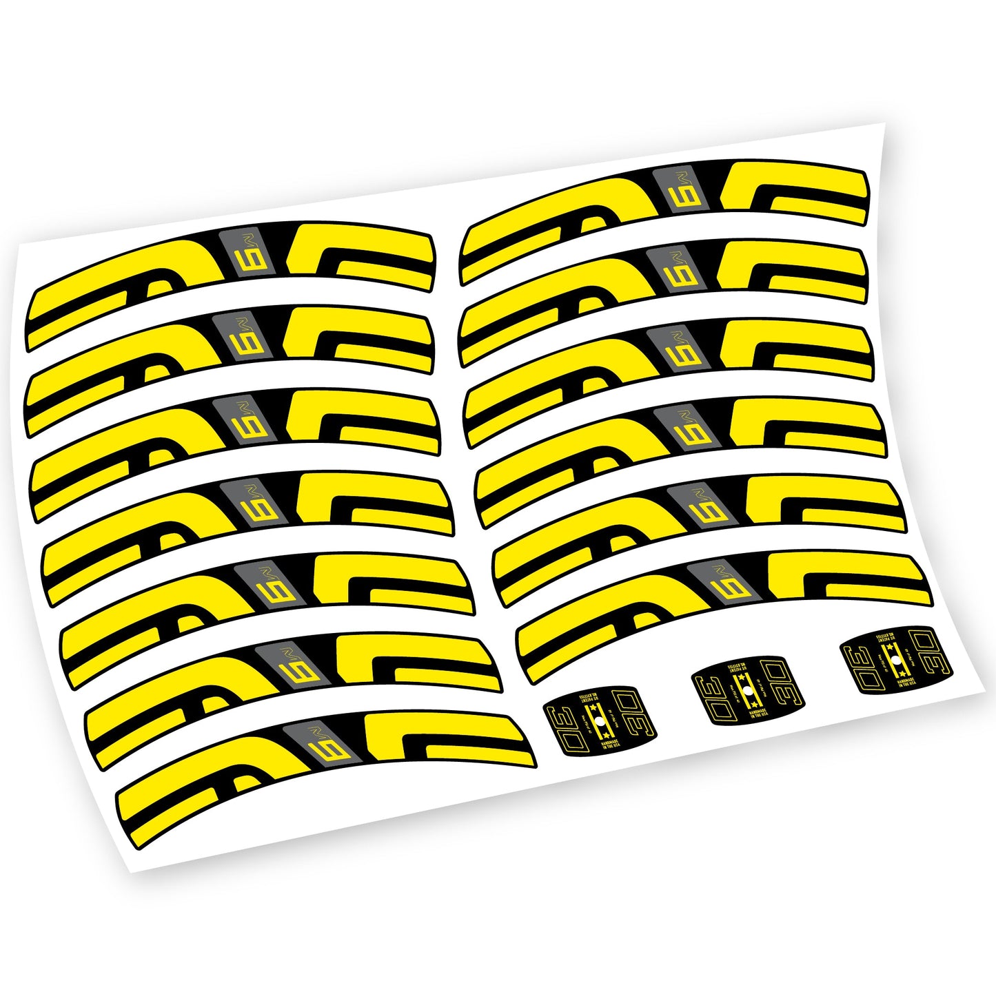 Stickers Enve M9 M930 compatibles Autocollants roues VTT