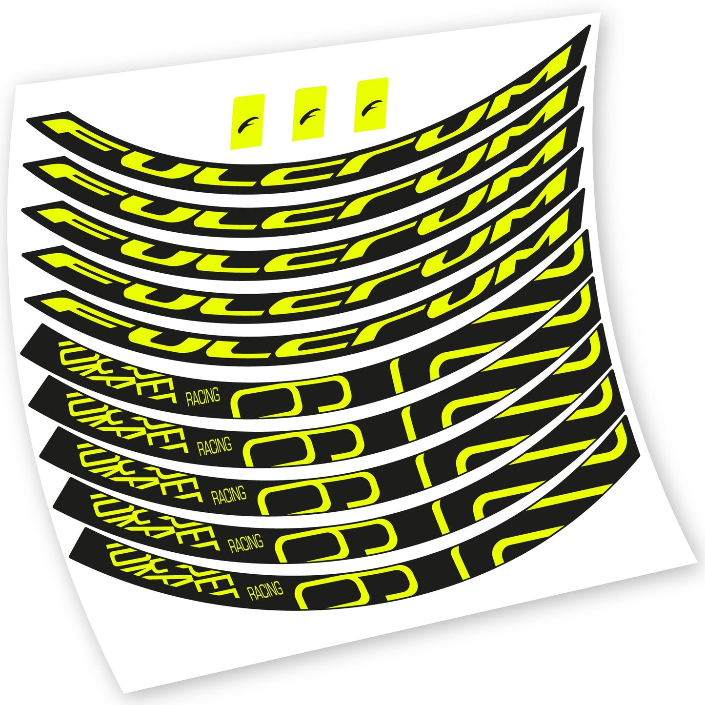 Stickers Fulcrum Racing 6 compatibles Autocollants roues VTT