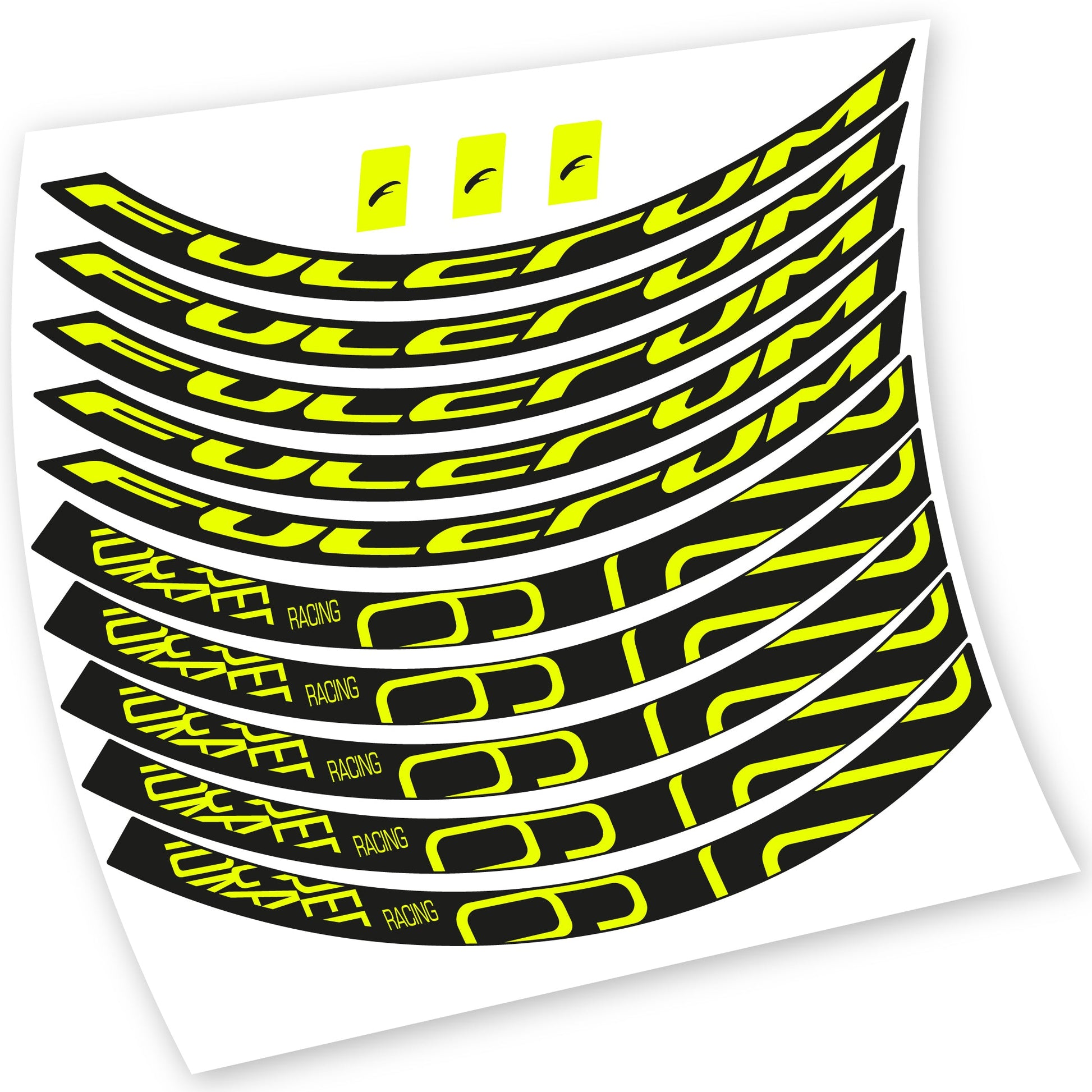 Stickers Fulcrum Racing 6 compatibles Autocollants roues VTT