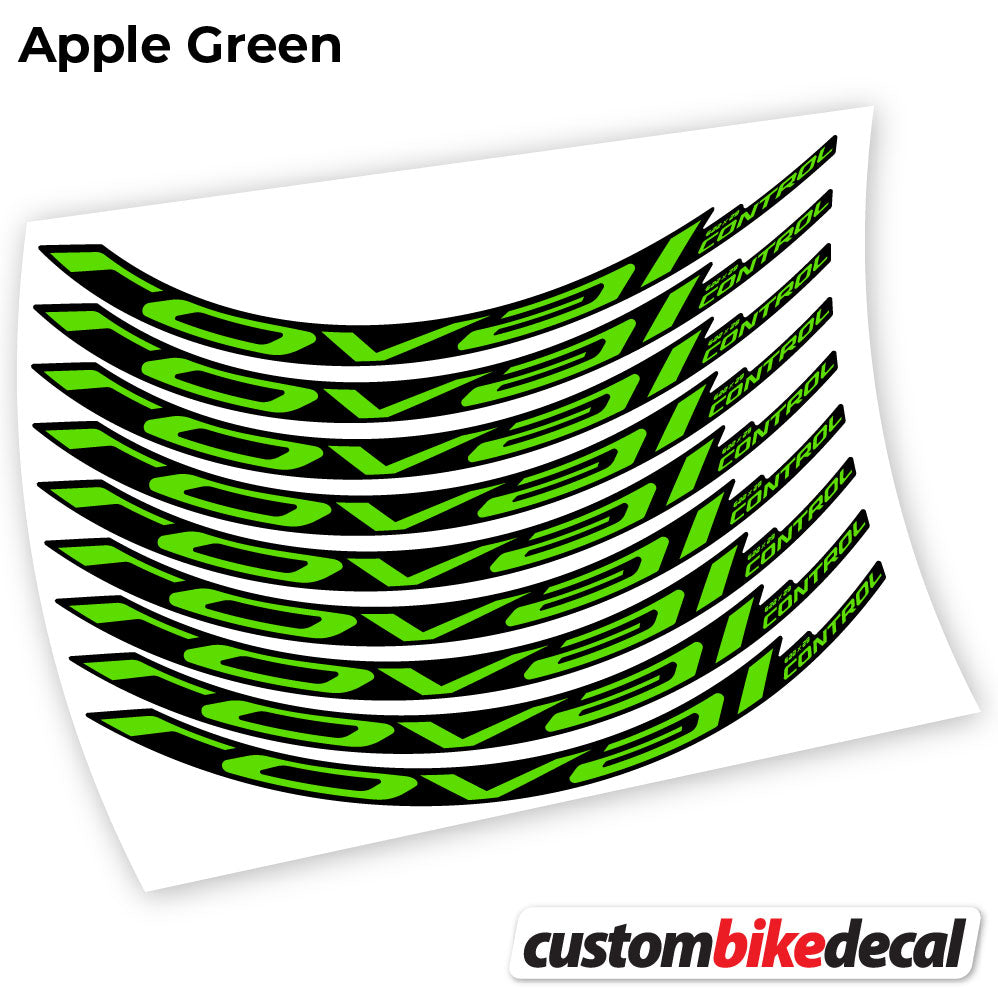 Apple Green decal for Roval Control Carbon 2021 MTB wheel – bike sticker vinyl