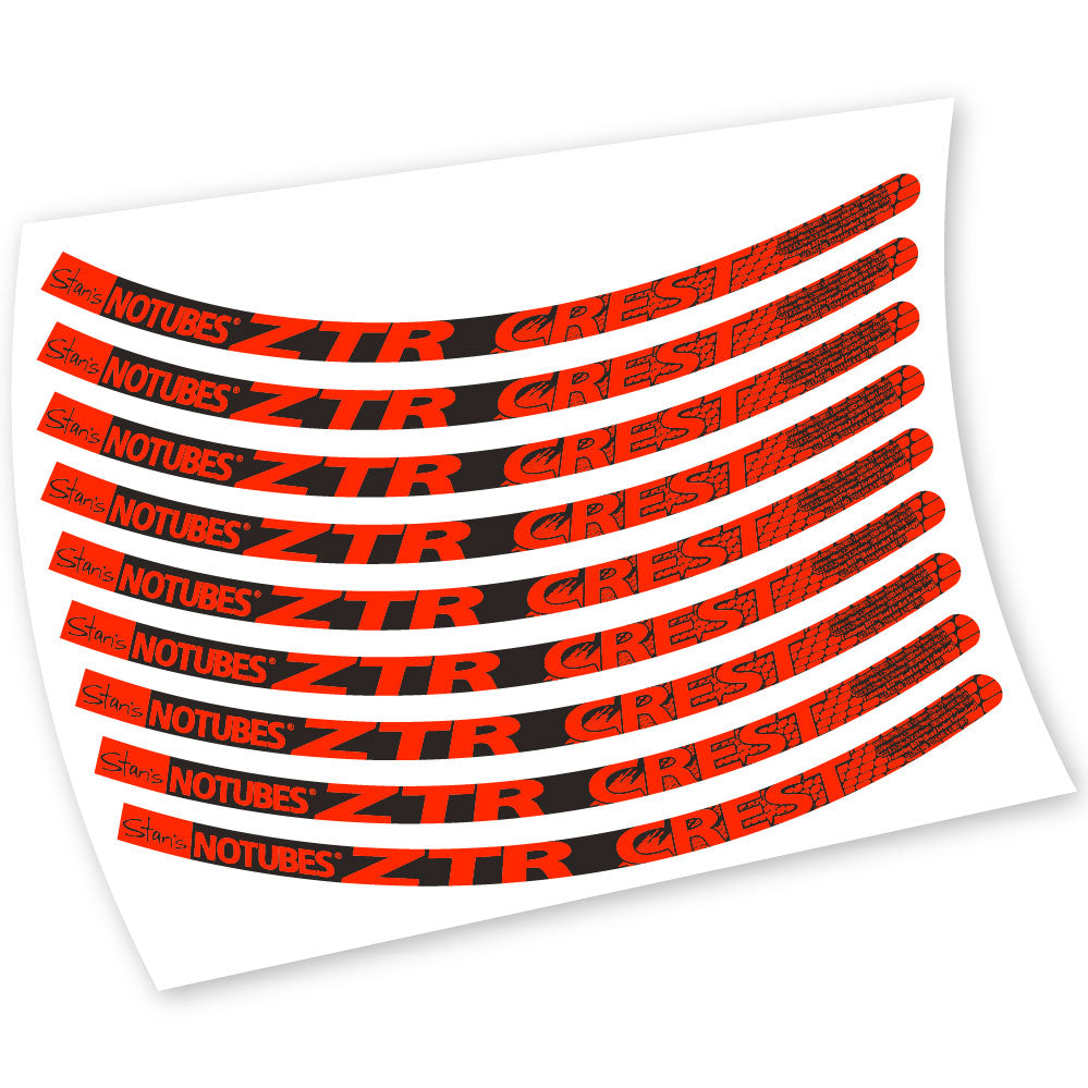Stickers Notubes ZTR Crest compatibles Autocollants roues VTT 26"