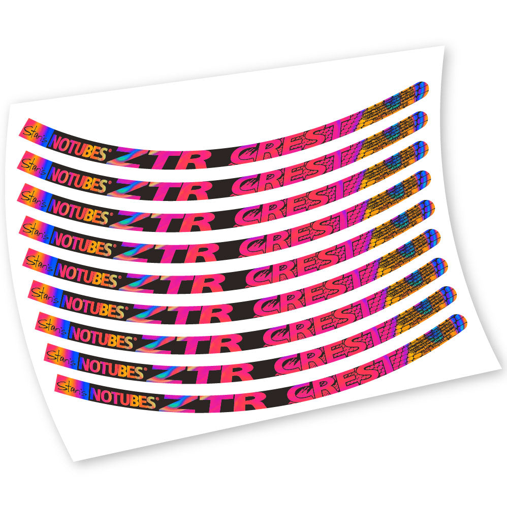 Stickers Notubes ZTR Crest compatibles Autocollants roues VTT 26"