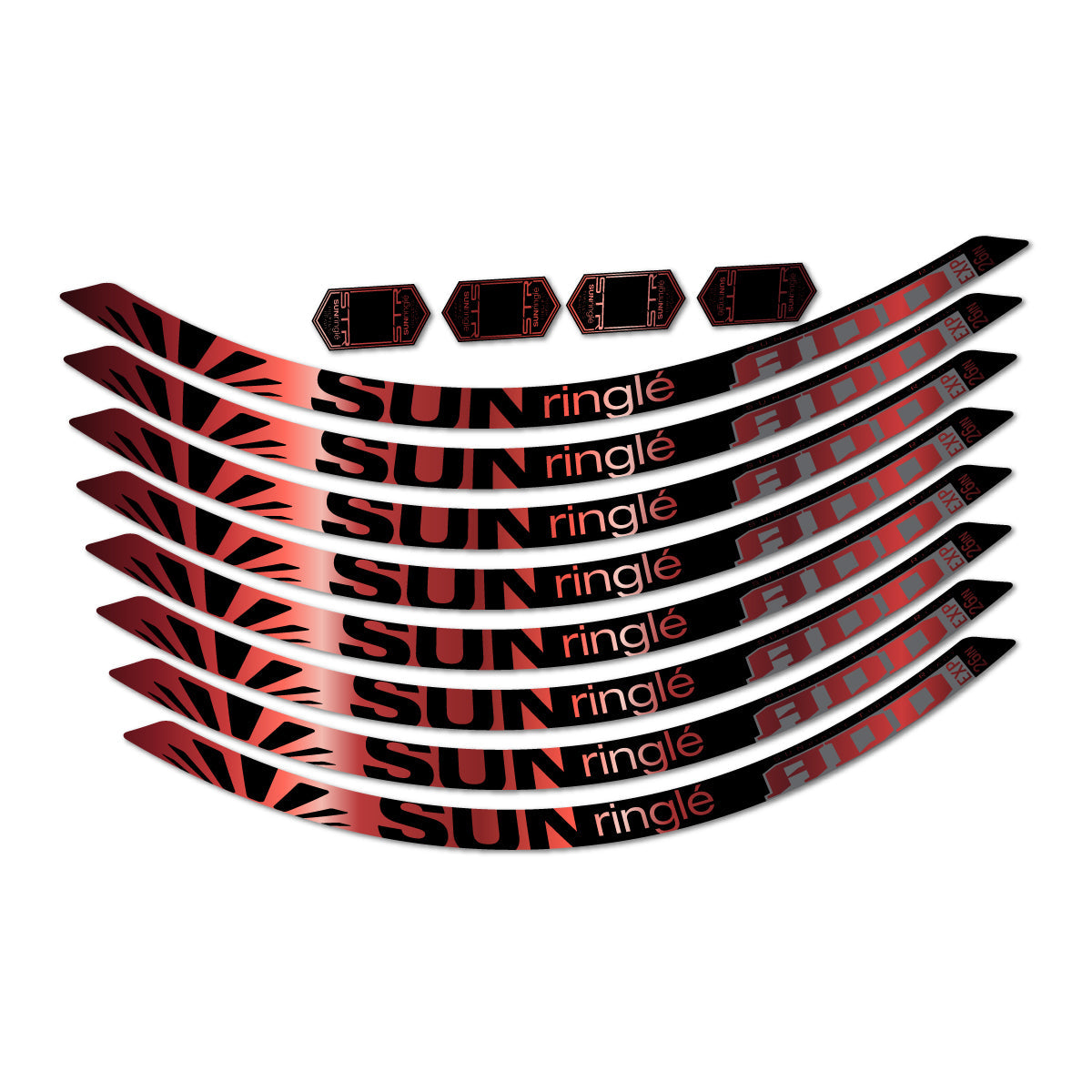 Copper decal for Sun Ringle ADD Expert 2017-2018 MTB wheel 26" – bike sticker vinyl