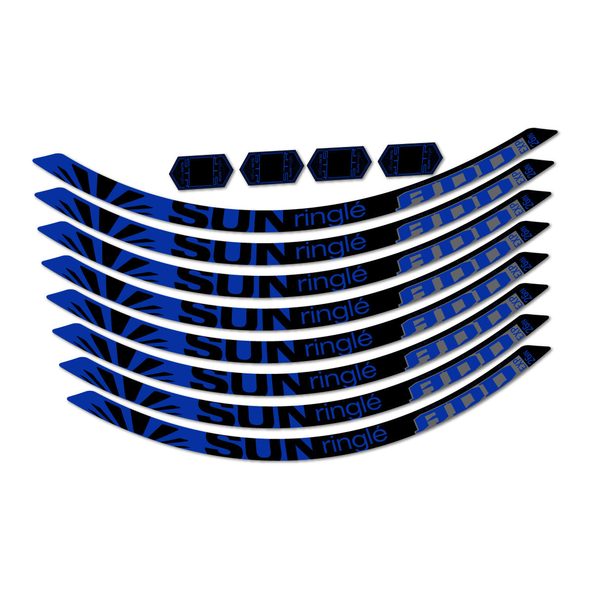 Ultramarine Blue decal for Sun Ringle ADD Expert 2017-2018 MTB wheel 26" – bike sticker vinyl
