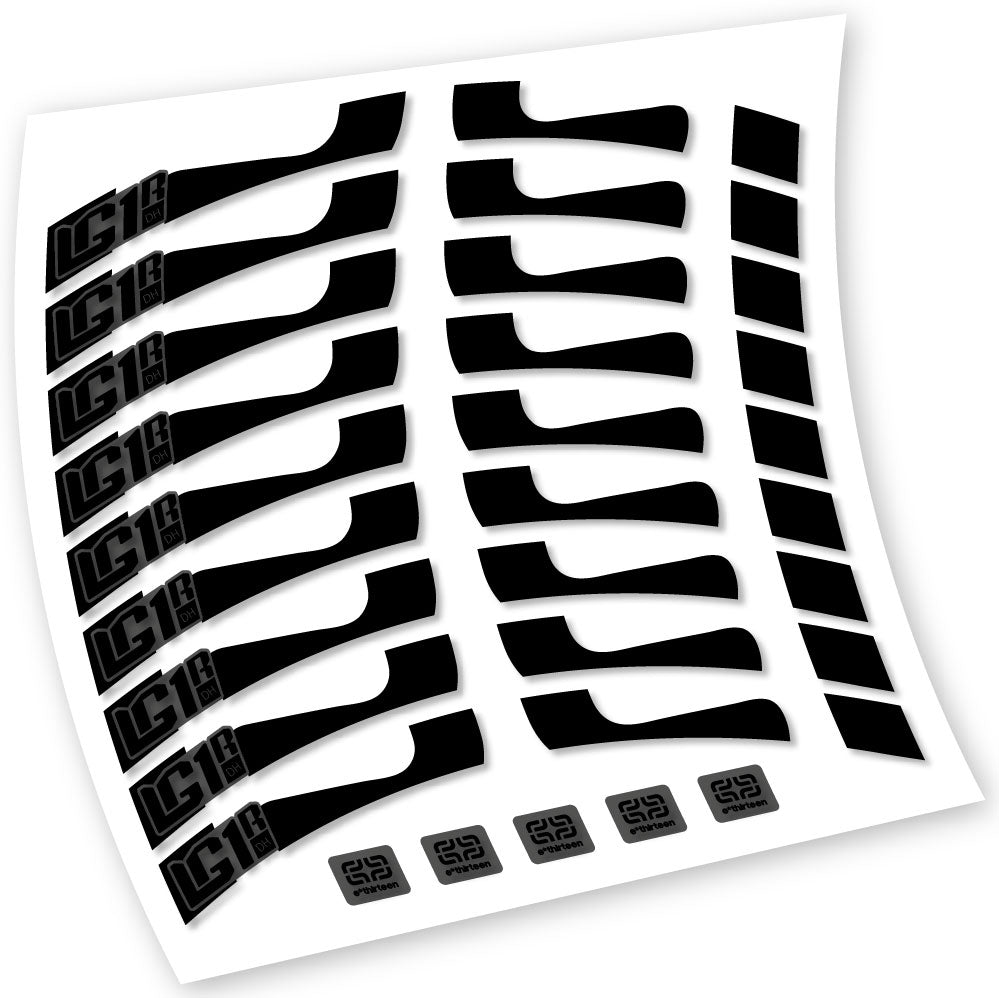 Stickers EThirteen LG1 DH compatibles Autocollants roues VTT