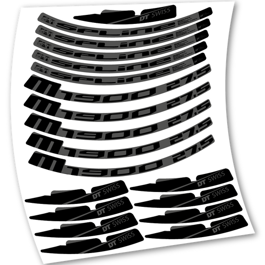Stickers DT Swiss M1900 2017 compatibles Autocollants roues