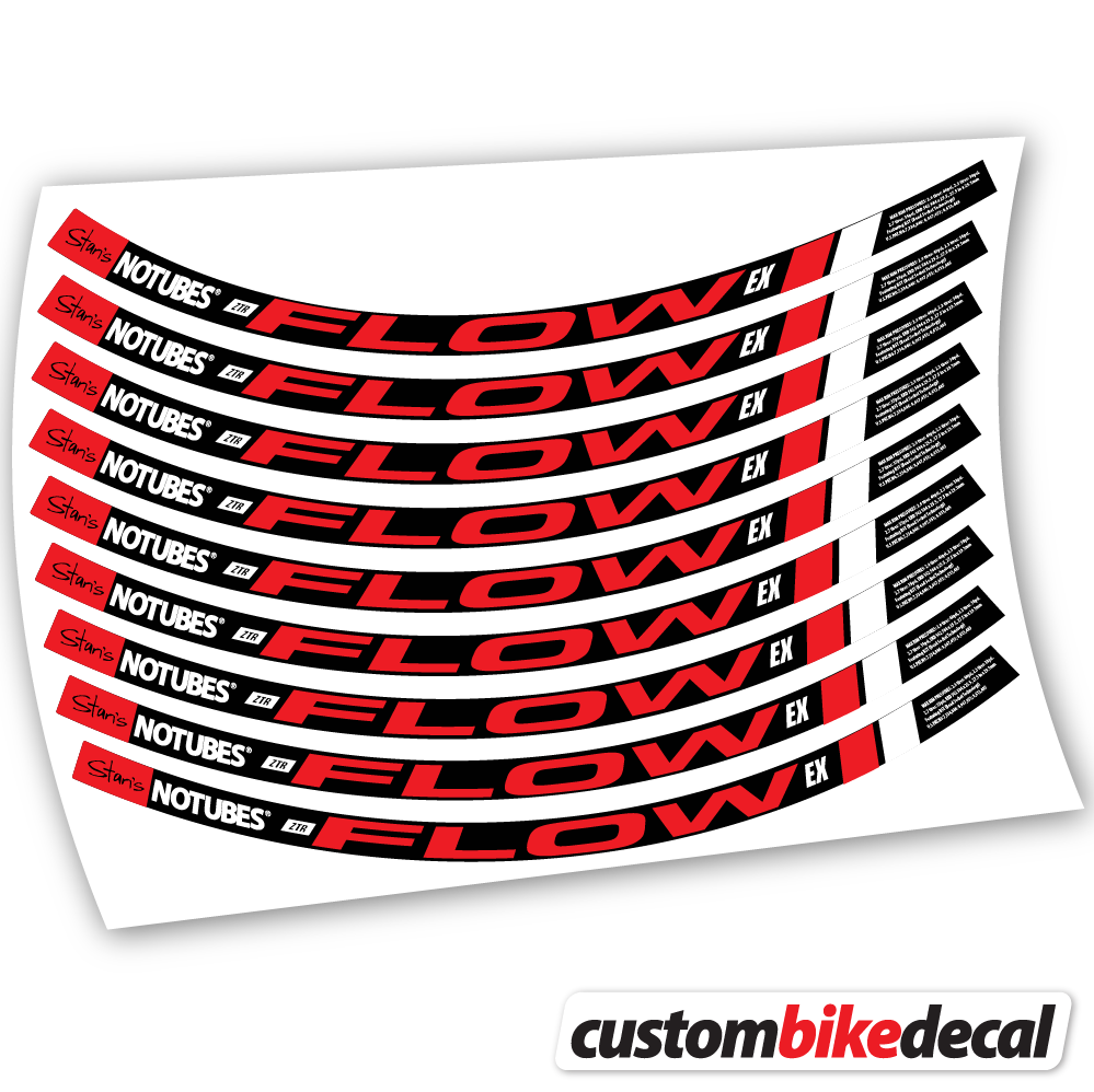 Decal for Notubes ZTR Flow Ex 2015 Bikes MTB MTB wheel – bike sticker vinyl