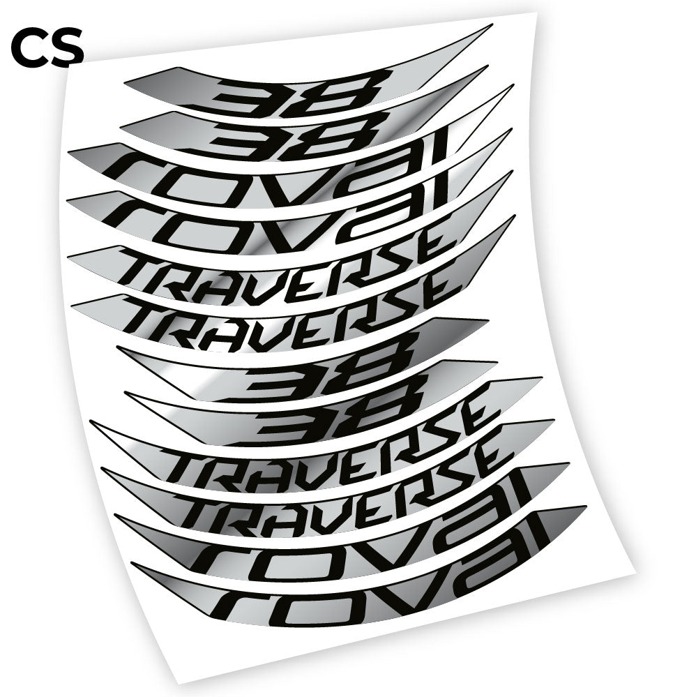 Stickers Roval Traverse 38 SL 650B compatibles Autocollants roues 650B
