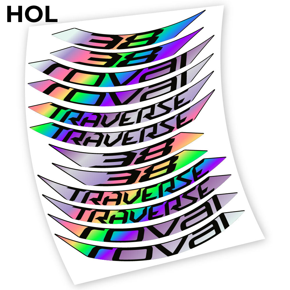 Stickers Roval Traverse 38 SL 650B compatibles Autocollants roues 650B