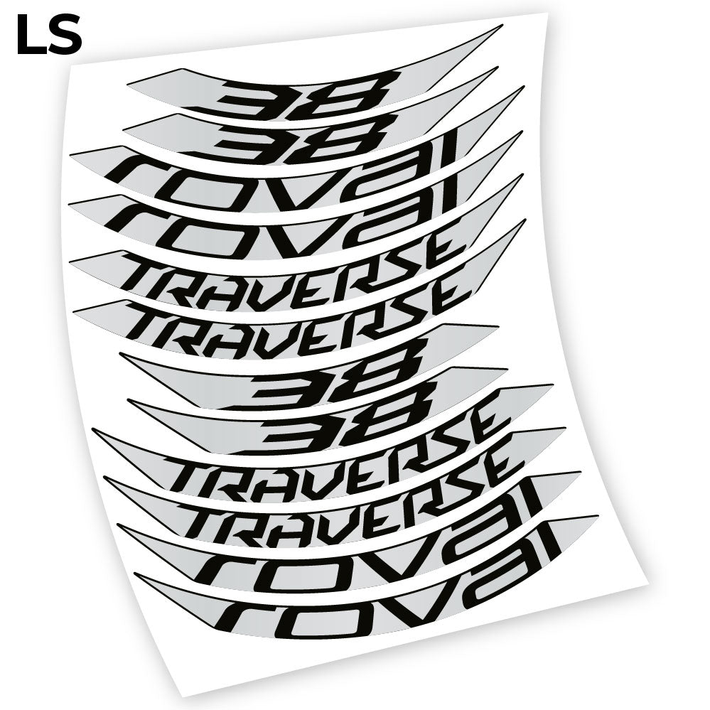 Stickers Roval Traverse 38 SL 650B compatibles Autocollants roues 650B