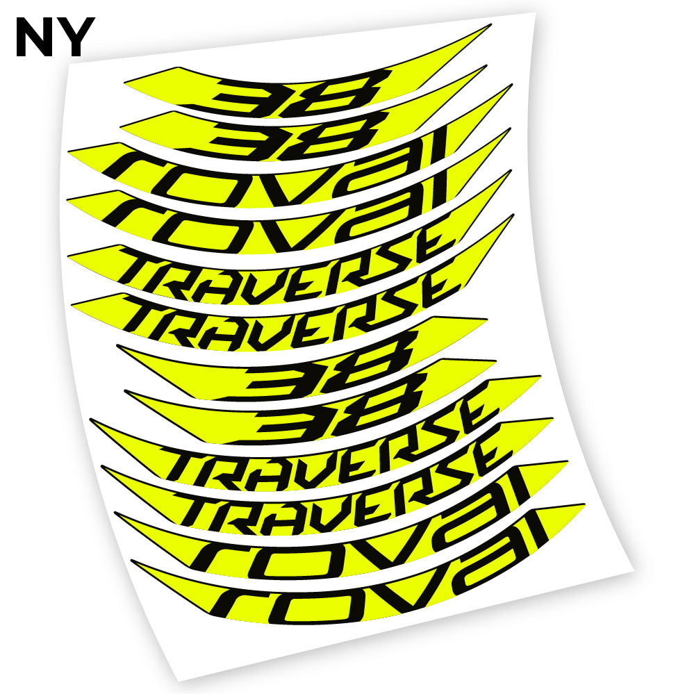 Stickers Roval Traverse 38 SL 650B compatibles Autocollants roues 650B
