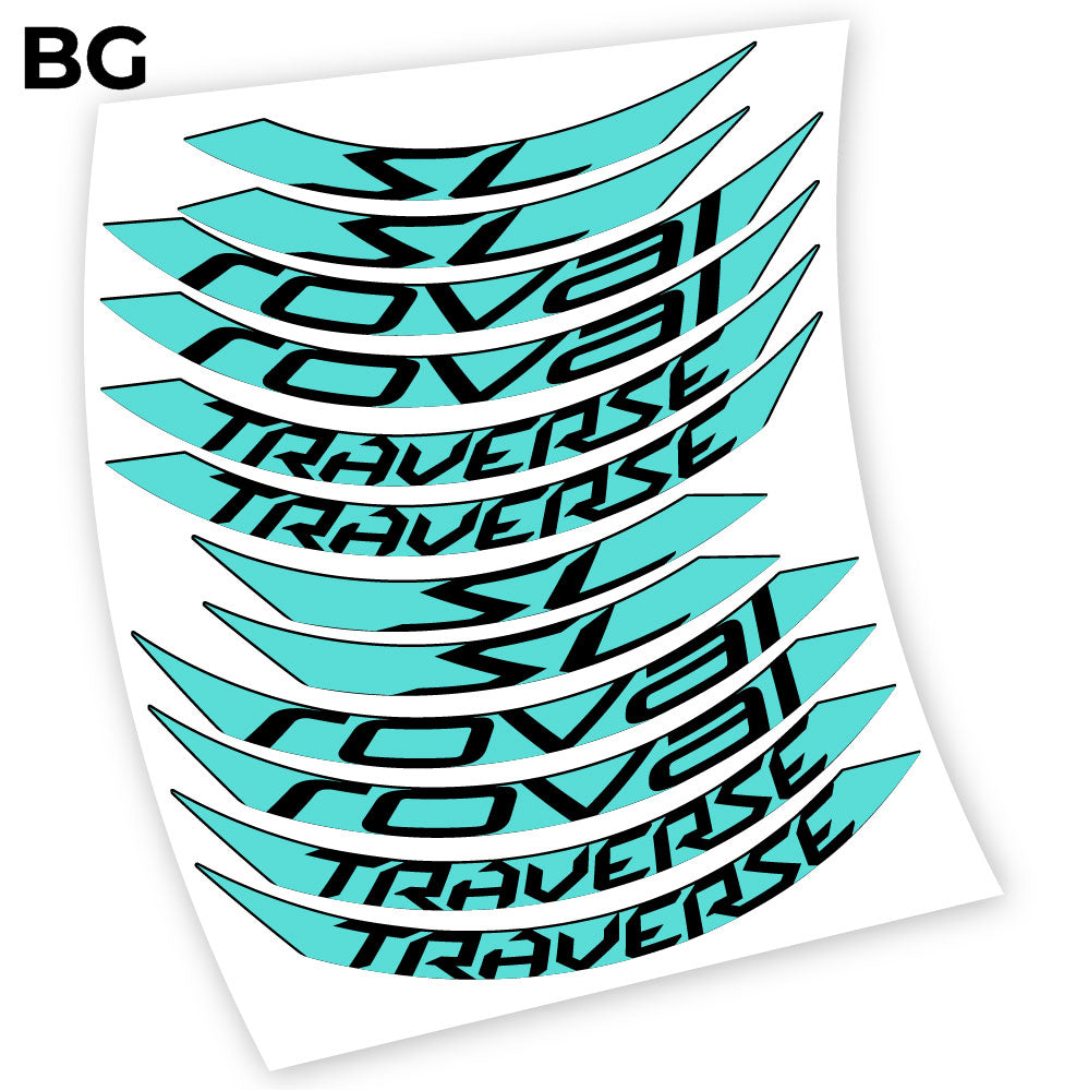 Stickers Roval Traverse SL 650B compatibles Autocollants roues 650B
