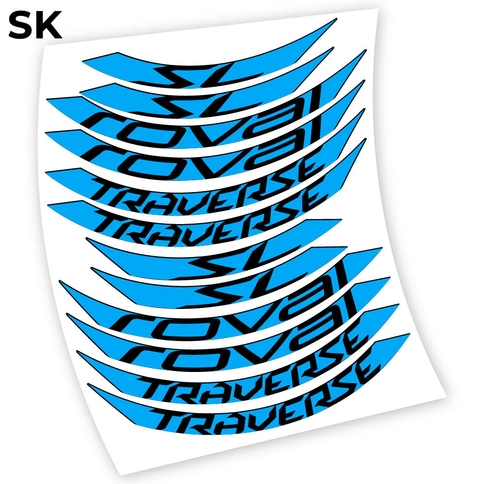 Stickers Roval Traverse SL 650B compatibles Autocollants roues 650B