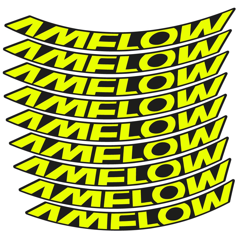 Stickers Amflow 2024 compatibles Autocollants roues VTT 29"