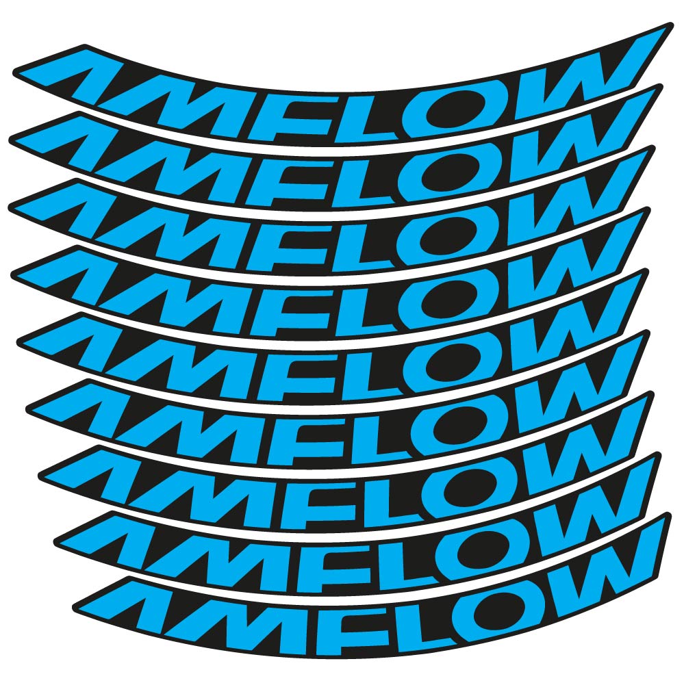 Stickers Amflow 2024 compatibles Autocollants roues VTT 29"