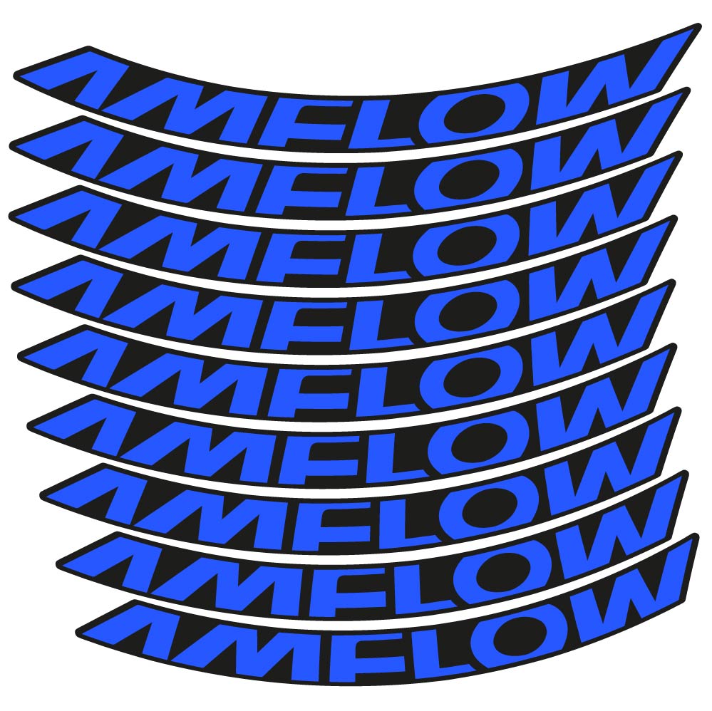 Stickers Amflow 2024 compatibles Autocollants roues VTT 29"