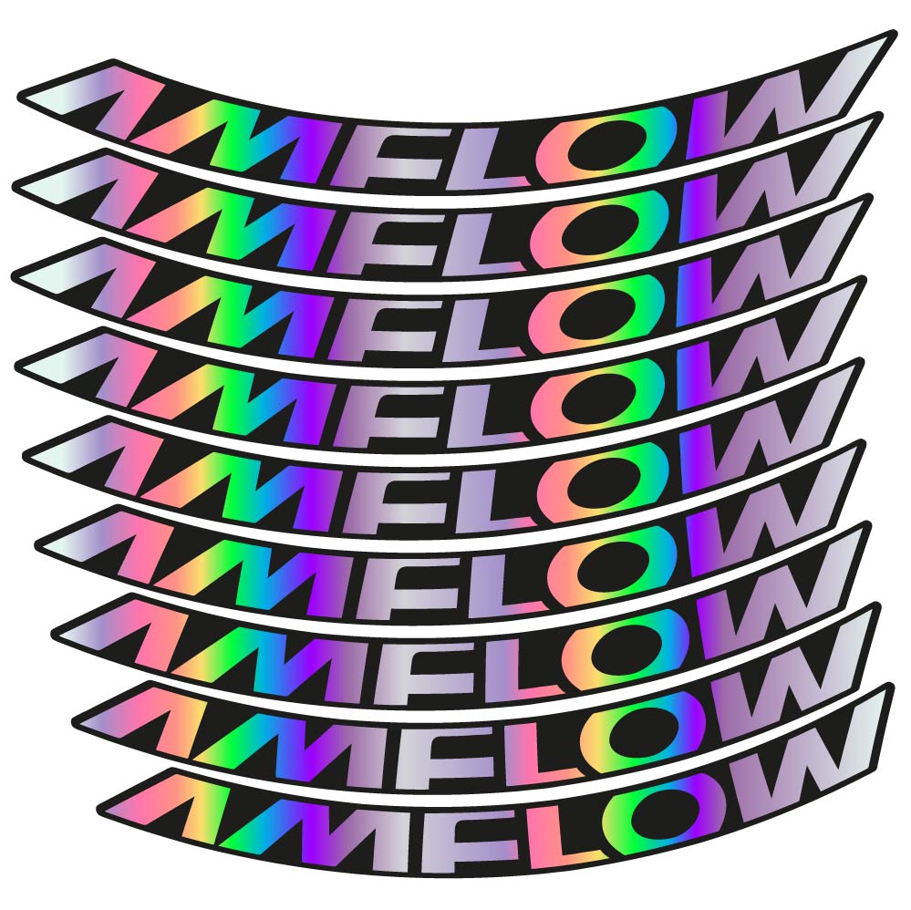 Stickers Amflow 2024 compatibles Autocollants roues VTT 29"