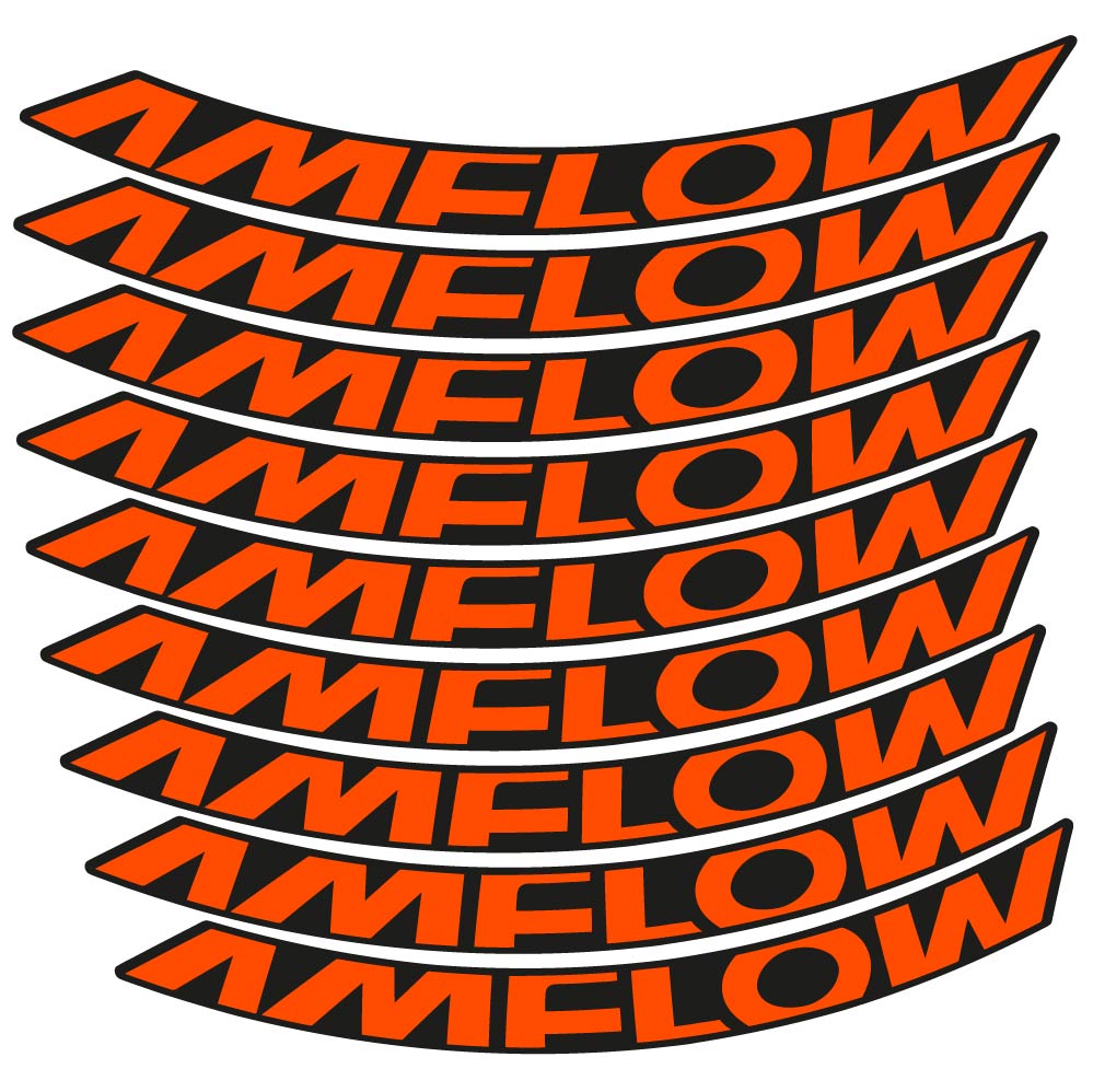 Stickers Amflow 2024 compatibles Autocollants roues VTT 29"