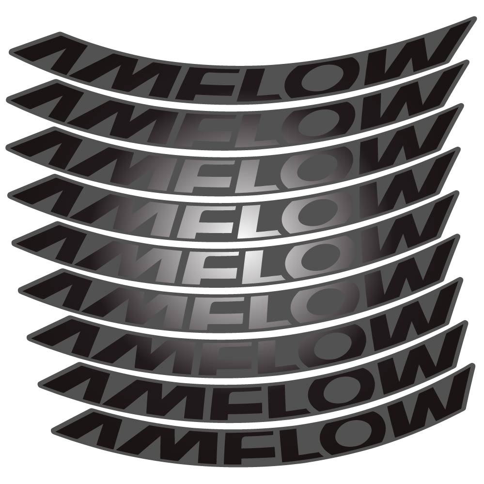 Stickers Amflow 2024 compatibles Autocollants roues VTT 29"