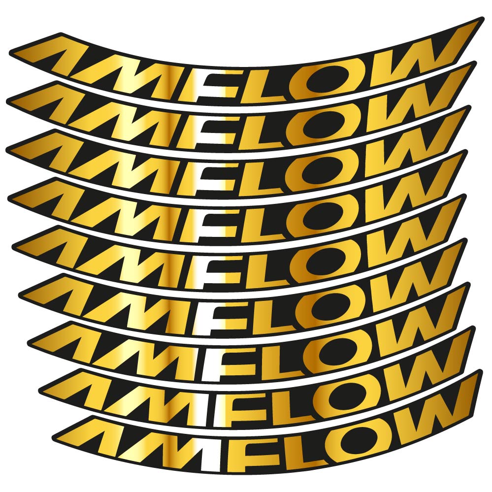 Stickers Amflow 2024 compatibles Autocollants roues VTT 29"