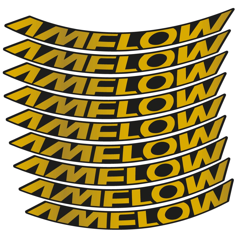Stickers Amflow 2024 compatibles Autocollants roues VTT 29"