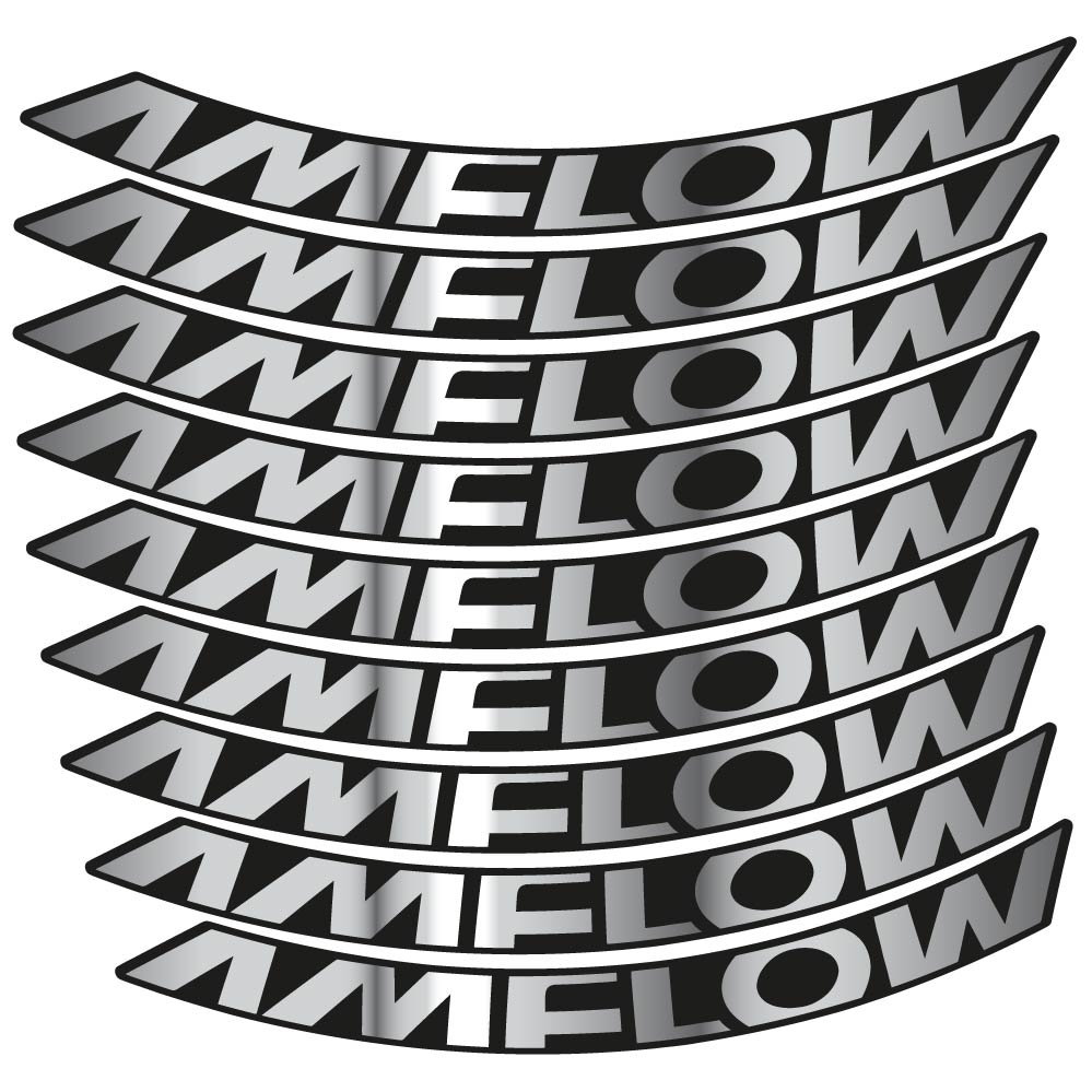 Stickers Amflow 2024 compatibles - Autocollants roue vélo VTT