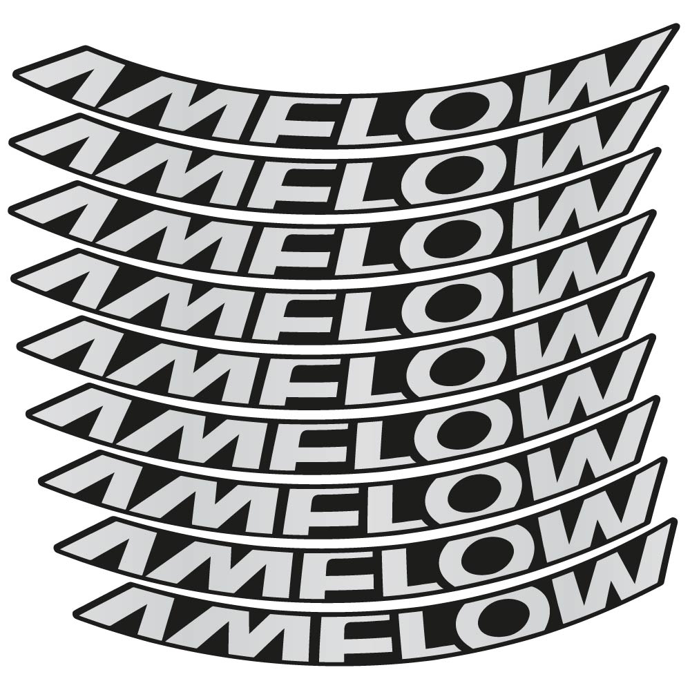 Stickers Amflow 2024 compatibles - Autocollants roue vélo VTT