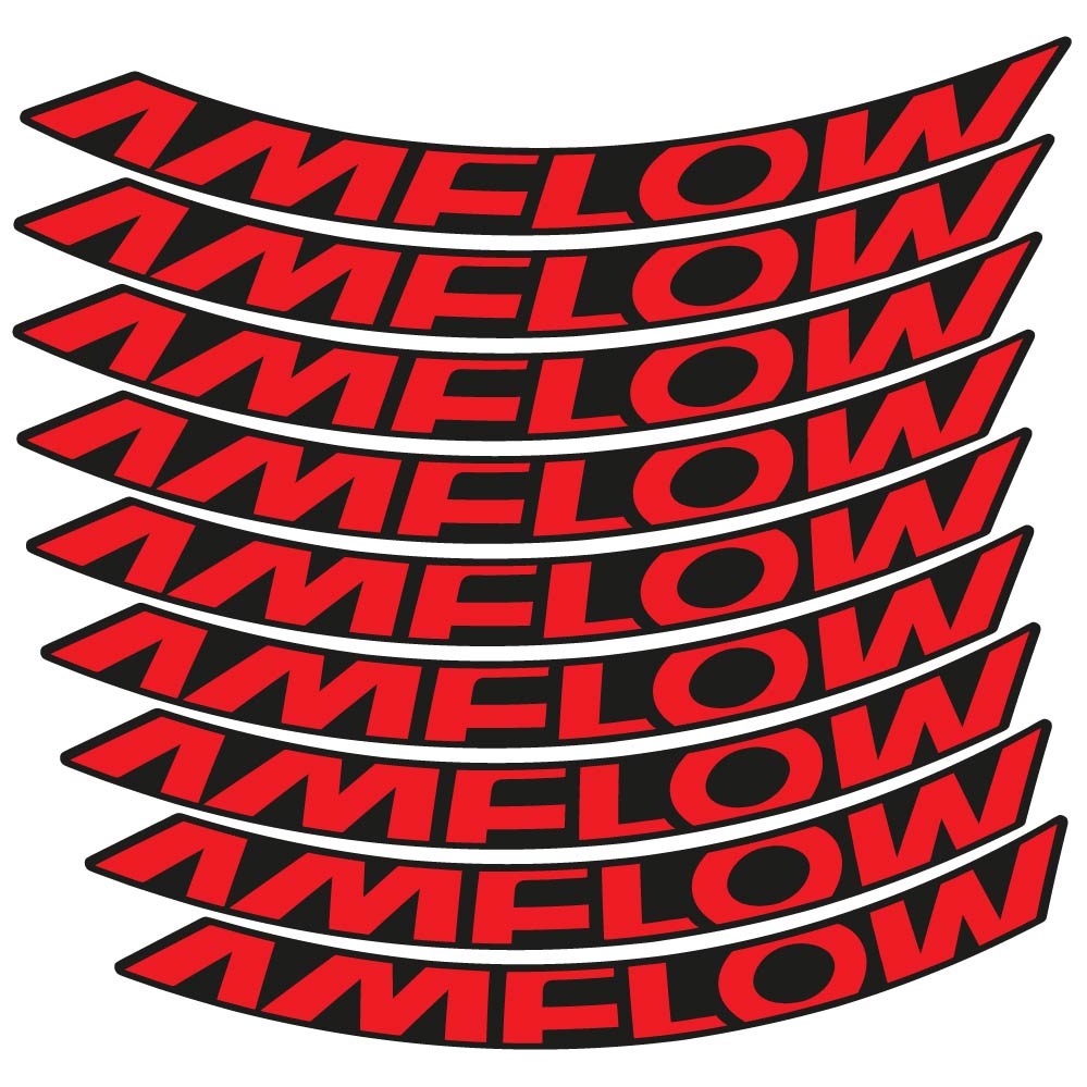 Stickers Amflow 2024 compatibles Autocollants roues VTT 29"