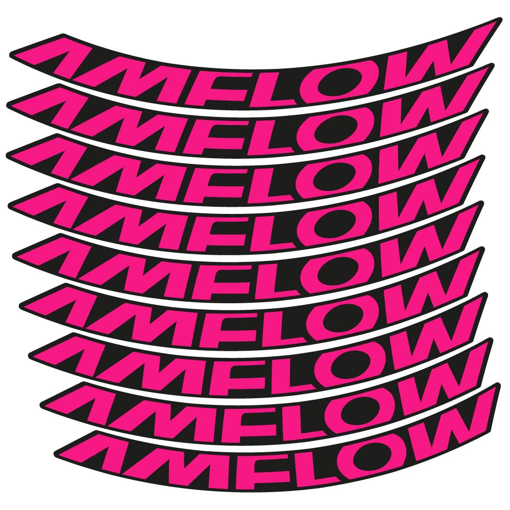 Stickers Amflow 2024 compatibles Autocollants roues VTT 29"