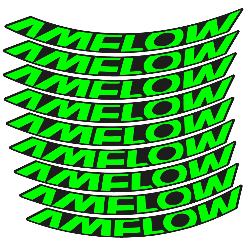 Stickers Amflow 2024 compatibles Autocollants roues VTT 29"