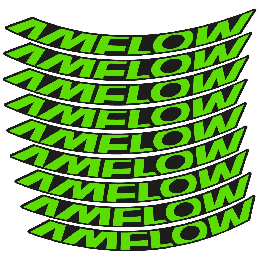 Stickers Amflow 2024 compatibles Autocollants roues VTT 29"