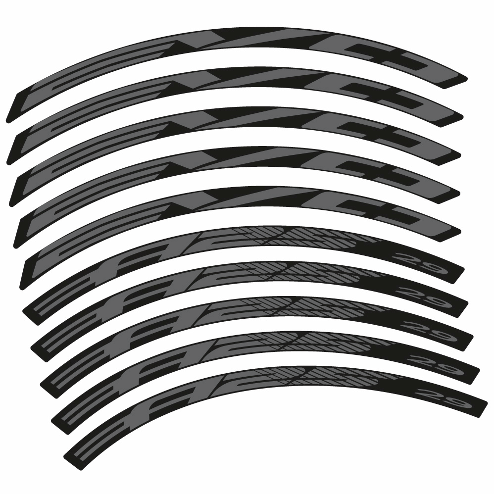 Stickers BH Evo A25 compatibles Autocollants roues VTT 29"
