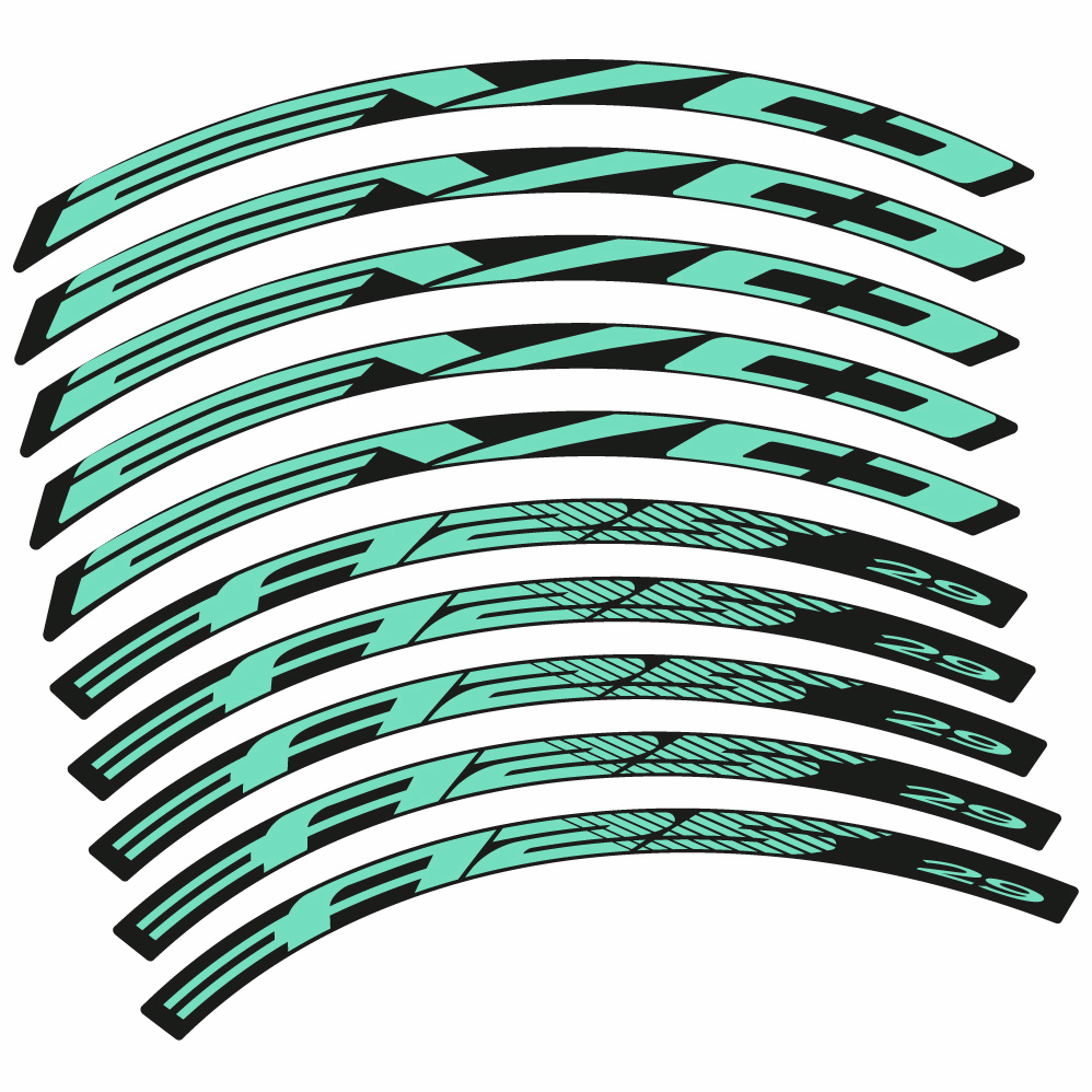 Stickers BH Evo A25 compatibles Autocollants roues VTT 29"