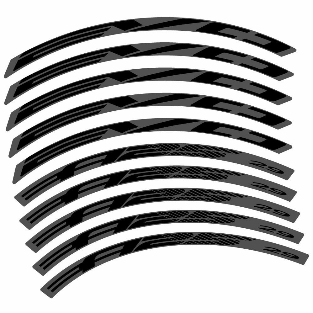 Stickers BH Evo A25 compatibles Autocollants roues VTT 29"
