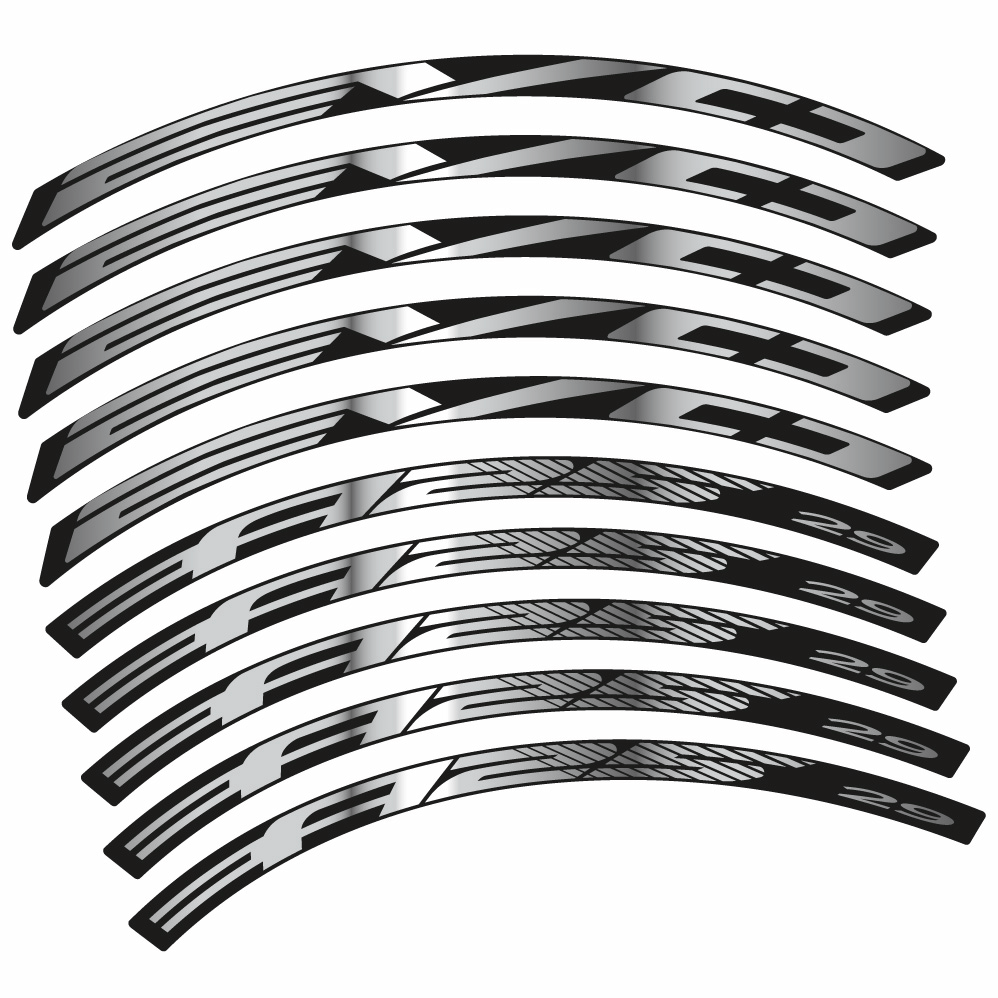 Stickers BH Evo A25 compatibles Autocollants roues VTT 29"