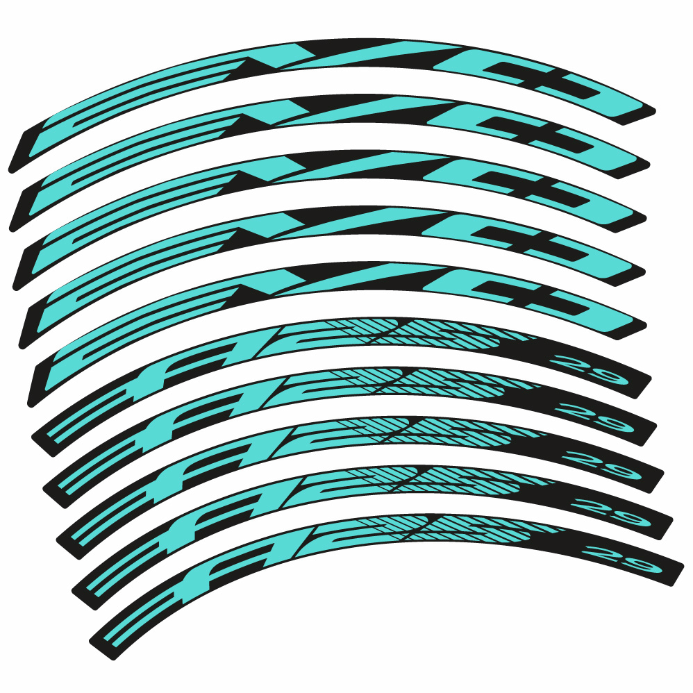 Stickers BH Evo A25 compatibles Autocollants roues VTT 29"