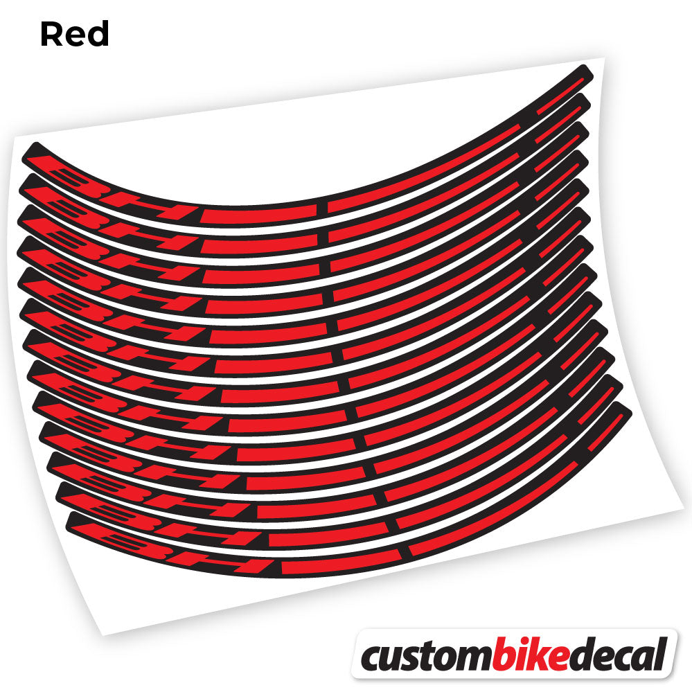 Red decal for BH MTB wheel – bike sticker vinyl
