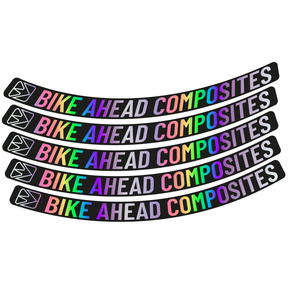 Stickers Ahead Composites Biturbo RS compatibles Autocollants roues VTT 29"