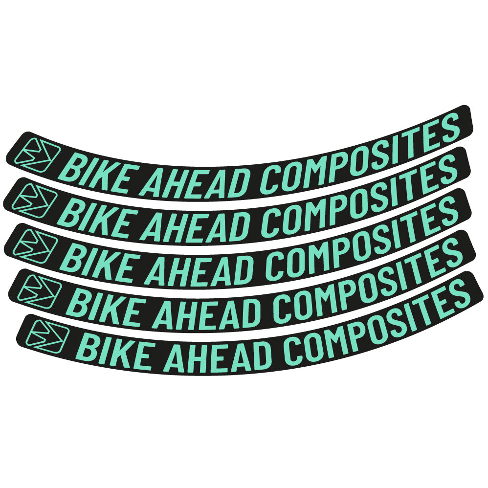 Stickers Ahead Composites Biturbo RS compatibles Autocollants roues VTT 29"