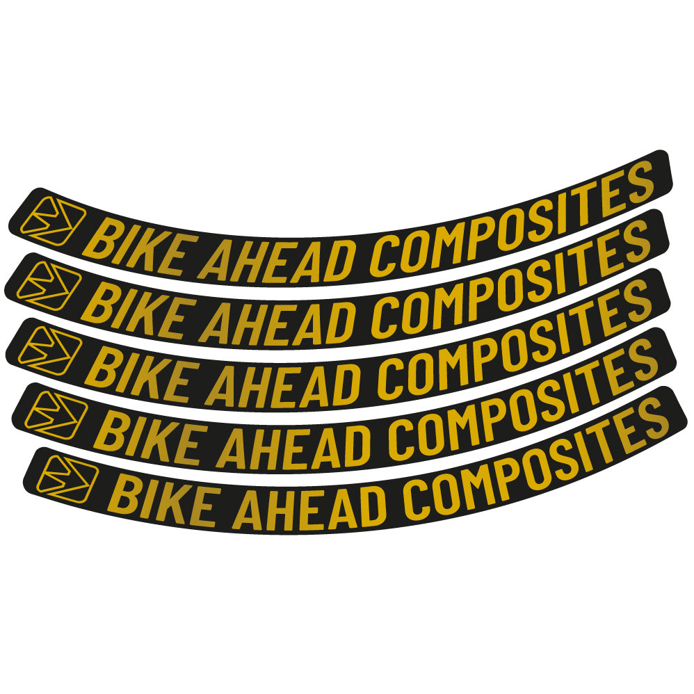Stickers Ahead Composites Biturbo RS compatibles Autocollants roues VTT 29"