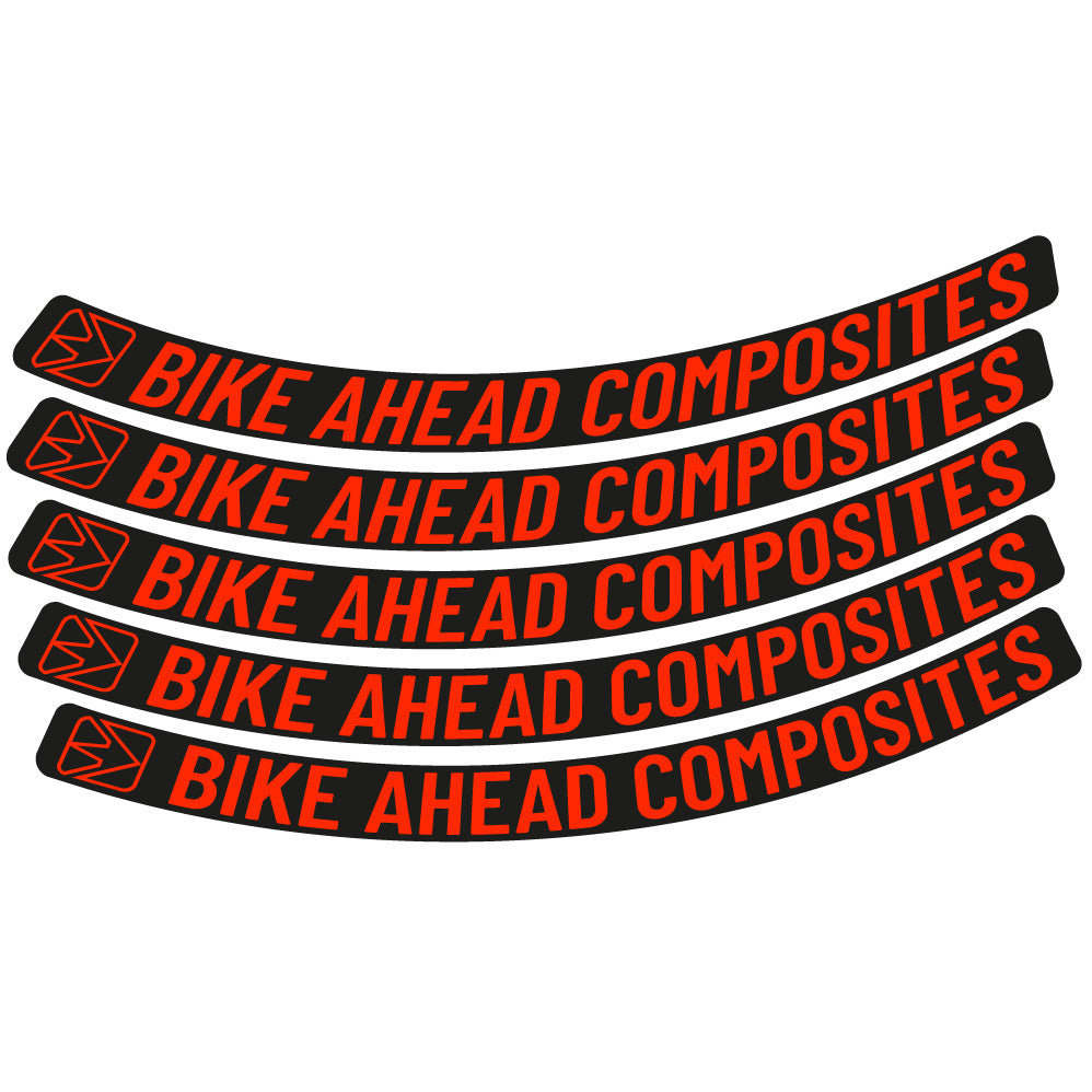 Stickers Ahead Composites Biturbo RS compatibles Autocollants roues VTT 29"