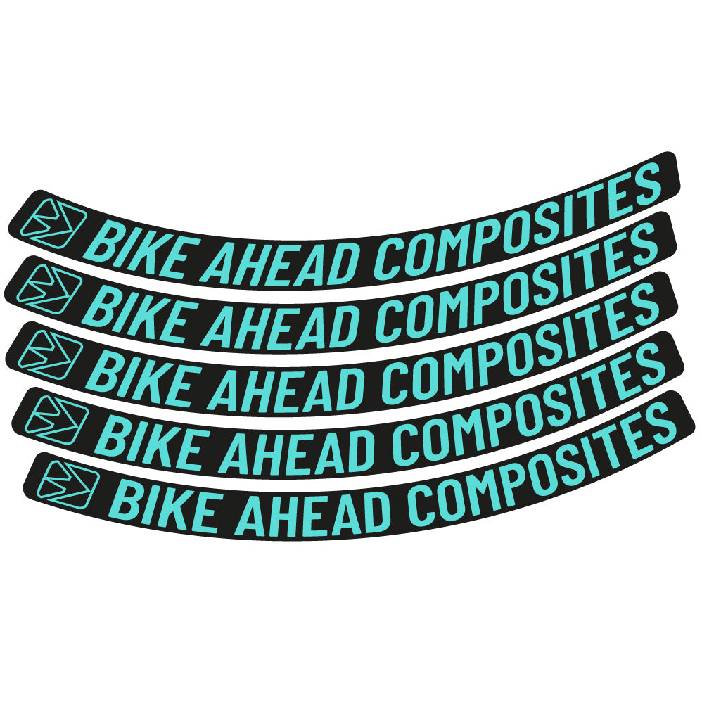Stickers Ahead Composites Biturbo RS compatibles Autocollants roues VTT 29"