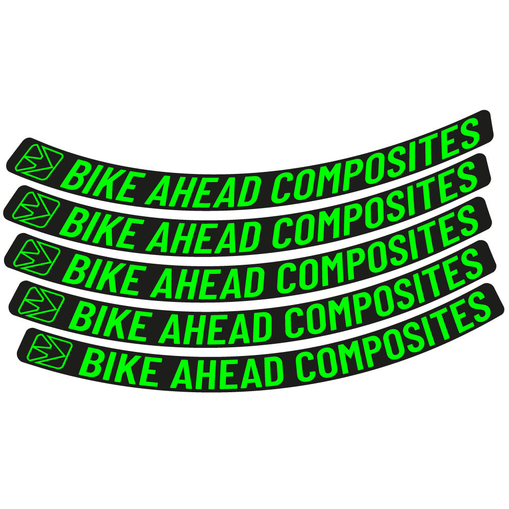 Stickers Ahead Composites Biturbo RS compatibles Autocollants roues VTT 29"