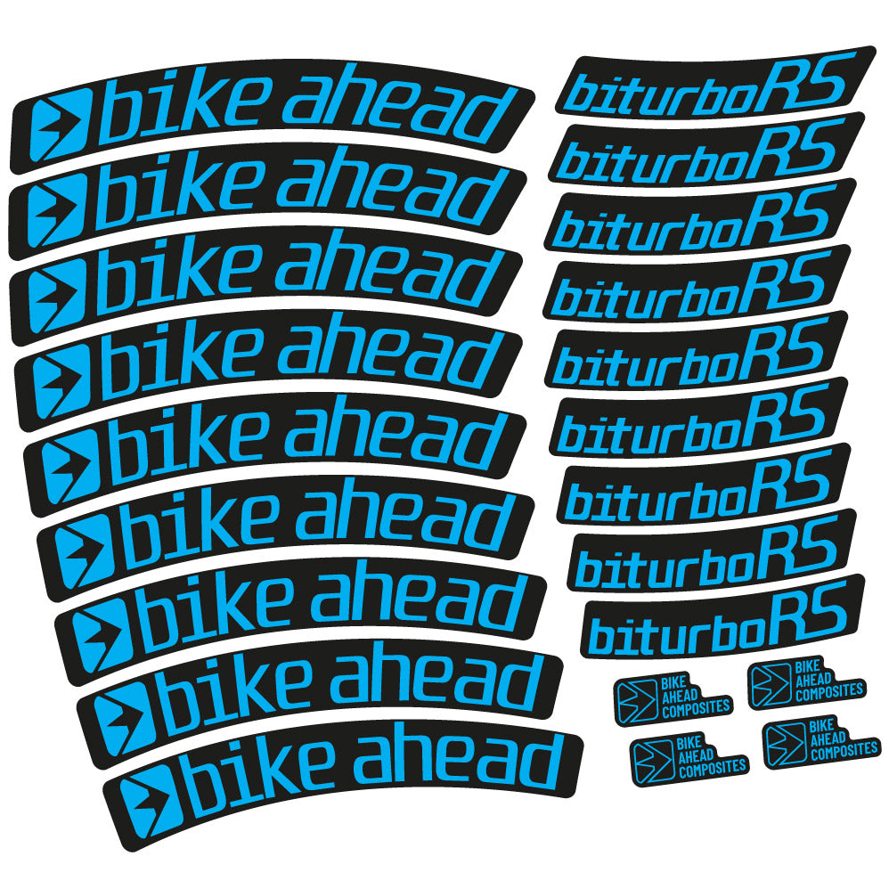 Stickers Ahead Biturbo RS 2017 compatibles Autocollants roues VTT 29"