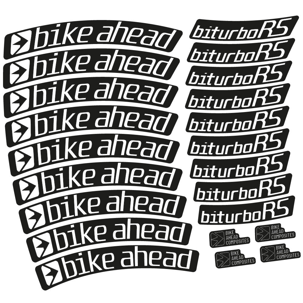Stickers Ahead Biturbo RS 2017 compatibles Autocollants roues VTT 29"