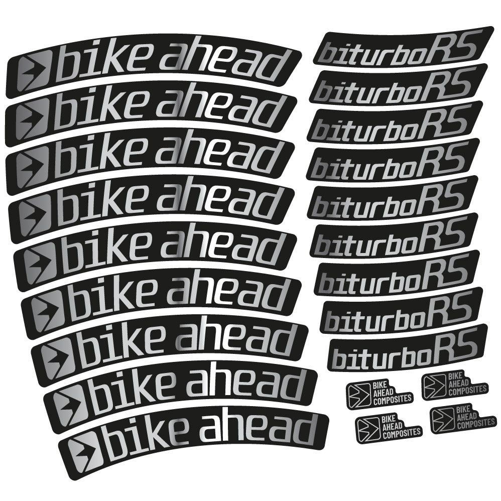 Stickers Ahead Biturbo RS 2017 compatibles Autocollants roues VTT 29"