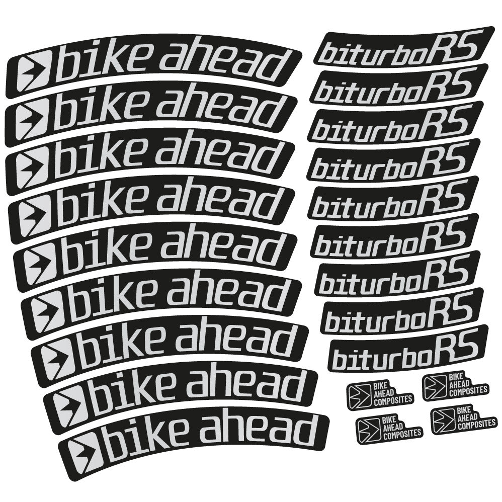 Stickers Ahead Biturbo RS 2017 compatibles Autocollants roues VTT 29"