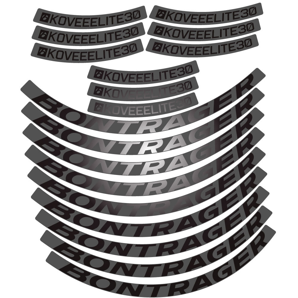 Stickers Bontrager Kovee Eite 30 compatibles - Autocollants roue vélo VTT