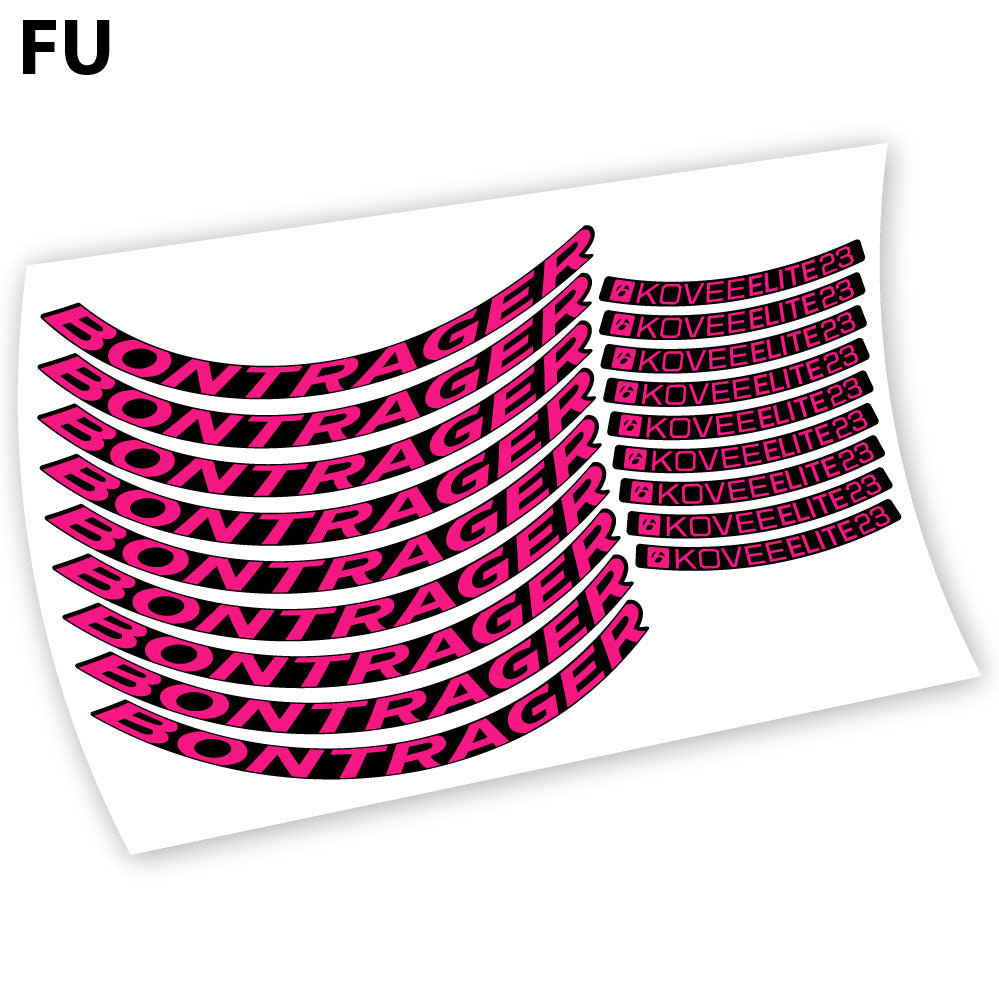 Stickers Bontrager Kovee Elite 23 compatibles Autocollants roues